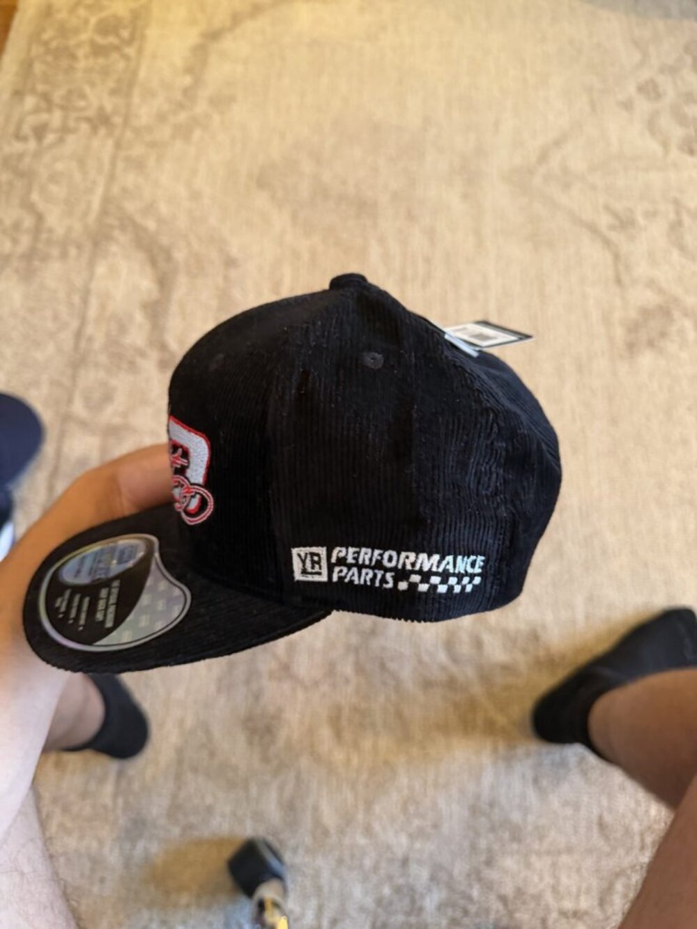 Reckless Los Angeles Black Champions Script Cap NWT